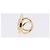 Salvatore Ferragamo Pierce Brooch Ring Metal 5 Set Gold Silver Auth SW2660 Argento D'oro - vista 10