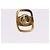Salvatore Ferragamo Pierce Brooch Ring Metal 5 Set Gold Silver Auth SW2660 Argento D'oro - vista 13