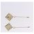 Salvatore Ferragamo Pierce Brooch Ring Metal 5 Set Gold Silver Auth SW2660 Argento D'oro - vista 14