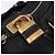 Chloé Borsa Chloe Paddington in pelle nera e oro Auth SW2641M Nero D'oro - vista 18