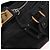 Chloé Borsa Chloe Paddington in pelle nera e oro Auth SW2641M Nero D'oro - vista 20