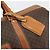Céline Borsa Boston CELINE Macadam Canvas PVC Pelle Marrone Oro Auth 190319 D'oro - vista 18