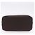 Borsa a tracolla Salvatore Ferragamo Gancini in tela marrone argento ka5290 - vista 5