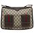 GUCCI GG Supreme Web Sherry Line Shoulder Bag PVC Beige Gold Auth 192186A Golden - view 13
