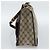 GUCCI GG Supreme Web Sherry Line Shoulder Bag PVC Beige Gold Auth 192186A Golden - view 4