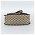 GUCCI GG Supreme Web Sherry Line Shoulder Bag PVC Beige Gold Auth 192186A Golden - view 5