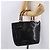Borsa a mano GUCCI Bamboo in pelle vernice nera argento 002 1817 0413 Auth ep15120 Nero - vista 22