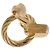 Orecchini Christian Dior metallizzati Gold Tone Auth ka5252 - vista 5