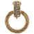 Orecchini Christian Dior metallizzati Gold Tone Auth ka5252 - vista 7