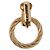Orecchini Christian Dior metallizzati Gold Tone Auth ka5252 - vista 8