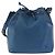 Borsa a Spalla LOUIS VUITTON Epi Petit Noe Blue M44105 LV Auth 191993 - vista 13