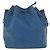 Borsa a Spalla LOUIS VUITTON Epi Petit Noe Blue M44105 LV Auth 191993 - vista 2