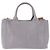 Borsa a mano PRADA Canapa PM in tela 2way Grigio Oro Auth ka5264 Marrone D'oro - vista 2