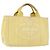 Borsa PRADA Kanapa PM in tela Yellow Gold Auth ka5214 D'oro Giallo