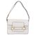 Borsa a Spalla FENDI in Pelle Bianca con Finiture Oro Auth 192766V Bianco - vista 13