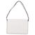 Borsa a Spalla FENDI in Pelle Bianca con Finiture Oro Auth 192766V Bianco - vista 2