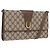 Borsa a tracolla GUCCI GG Supreme PVC Beige Oro 904 02 050 Auth ep15108 D'oro