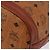Borsa a Spalla MCM Vicetos Logogram PVC Pelle Marrone Oro Auth 192235 D'oro - vista 15
