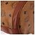 Borsa a Spalla MCM Vicetos Logogram PVC Pelle Marrone Oro Auth 192235 D'oro - vista 16