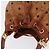 Borsa a Spalla MCM Vicetos Logogram PVC Pelle Marrone Oro Auth 192235 D'oro - vista 7