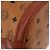 Borsa a Spalla MCM Vicetos Logogram PVC Pelle Marrone Oro Auth 192235 D'oro - vista 9