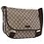 Borsa a tracolla GUCCI GG Supreme PVC Beige Oro 201732 Auth ka5309 D'oro