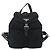 Zaino PRADA Nylon Nero Argento Auth mr2651 - vista 13