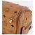 Borsa Boston MCM Logogram Vicetos in PVC e pelle Marrone Oro Auth 192236 D'oro - vista 15