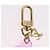 Portachiavi LOUIS VUITTON Vivienne Gummy Mini in metallo Rose M03652 LV Auth 190677M - vista 9