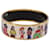 Hermès Bracelet HERMES Emaille GM Beach en métal Gold Tone Auth 190673M  - vue 4