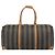 Pequin Borsa Boston FENDI in tela Pecan PVC 2way Nero Marrone Auth fm5392 - vista 2
