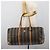 Pequin Borsa Boston FENDI in tela Pecan PVC 2way Nero Marrone Auth fm5392 - vista 24