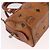 Borsa Mini Boston MCM Logogram Vicetos in PVC e pelle 2way Marrone Oro Auth 192038 D'oro - vista 15