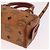 Borsa Mini Boston MCM Logogram Vicetos in PVC e pelle 2way Marrone Oro Auth 192038 D'oro - vista 16