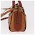 Borsa Mini Boston MCM Logogram Vicetos in PVC e pelle 2way Marrone Oro Auth 192038 D'oro - vista 3