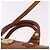 Borsa Mini Boston MCM Logogram Vicetos in PVC e pelle 2way Marrone Oro Auth 192038 D'oro - vista 8