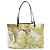 Borsa Tote Salvatore Ferragamo in nylon giallo argento Auth 192729A - vista 2