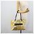 Borsa Tote Salvatore Ferragamo in nylon giallo argento Auth 192729A - vista 20