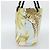 Borsa Tote Salvatore Ferragamo in nylon giallo argento Auth 192729A - vista 4