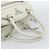 Borsa PRADA Vittero Dino Leather 2way White Silver Auth 192296V Argento Bianco - vista 7