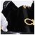Bolsa Tote Salvatore Ferragamo Gancini em couro envernizado preto e dourado Auth ka5291A - vista 18