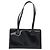 Bolsa Tote Salvatore Ferragamo Gancini em couro envernizado preto e dourado Auth ka5291A - vista 2