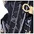 Bolsa Tote Salvatore Ferragamo Gancini em couro envernizado preto e dourado Auth ka5291A - vista 23