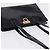 Bolsa Tote Salvatore Ferragamo Gancini em couro envernizado preto e dourado Auth ka5291A - vista 6