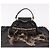 Bulgari Borsa a mano BVLGARI Feather in raso nero e oro Auth 191451SM D'oro - vista 12