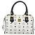 Borsa MCM Vicetos Logogram PVC Pelle White Gold Auth bs36079 Bianco D'oro - vista 13