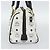 Borsa MCM Vicetos Logogram PVC Pelle White Gold Auth bs36079 Bianco D'oro - vista 4