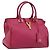SAINT LAURENT Bolsa Y Line em couro Rosa Ouro 311210 Auth 192291 Dourado