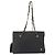 Borsa a Spalla con Catena BALLY in Pelle Nera e Tonalità Oro Auth 191794 Nero - vista 13