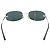 Occhiali da sole CHANEL COCO Mark Metallo Argento Nero CC Auth 192855M - vista 3